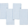 Oversized Printed Napkin Set, Blue Skinny Stripes (Pack Of 4) - Tabletop - 2