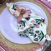Oversized Printed Napkin Set, Starburst Dandelion (Pack Of 4) - Tabletop - 2