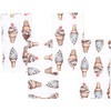 Oversized Printed Napkin Set, Vintage Soft Serve (Pack Of 4) - Tabletop - 3