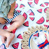 Oversized Printed Tablecloth, Slice of Summer - Tabletop - 5