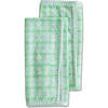 Flower Tea Towels S/2 - Mint - Tabletop - 1 - thumbnail