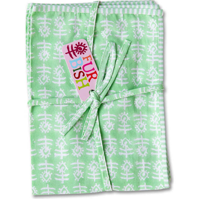 Flower Tea Towels S/2 - Mint - Tabletop - 2