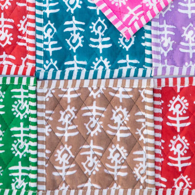 Khaki Flower Coaster, Set of 4 - Tabletop - 3