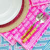 Flower Quilted Placemat, Pink - Tabletop - 2