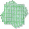 Flower Napkin, Mint - Tabletop - 1 - thumbnail