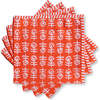 Flower Napkin, Orange - Tabletop - 1 - thumbnail