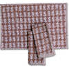 Flower Quilted Placemat, Khaki - Tabletop - 3