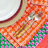 Flower Napkin, Orange - Tabletop - 2