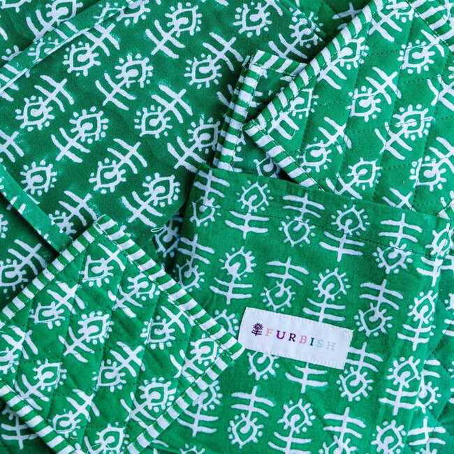 Flower Quilted Placemat, Green - Tabletop - 4