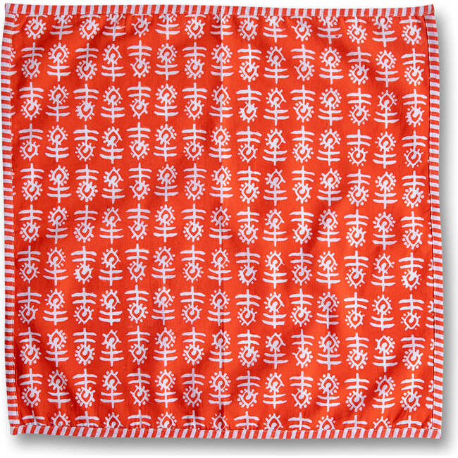 Flower Napkin, Orange - Tabletop - 4