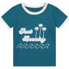 Viscose Bamboo Terry Ringer Print T-Shirt, Just Beachy - T-Shirts - 1 - thumbnail