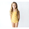 Ruffle Leg One-Piece Swimsuit, Sunny Days - One Pieces - 2