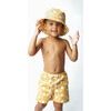 Drawstring Track Swim Trunks, Sunny Days - Swim Trunks - 2