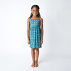 Bamboo Tie-Shoulder Print Sundress, Palms In Paradise - Dresses - 2