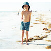 Drawstring Track Swim Trunks, Palms In Paradise - Swim Trunks - 2