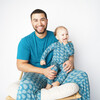 Bamboo Pajama Convertible Footie Romper, Palms In Paradise - Footie Pajamas - 3