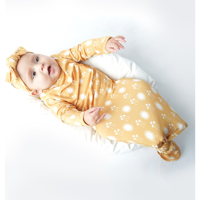 Bamboo Newborn Gown And Hat Baby Gift Set, Sunny Days - Mixed Apparel Set - 2