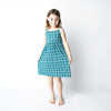 Bamboo Tie-Shoulder Print Sundress, Palms In Paradise - Dresses - 3