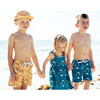 Drawstring Track Swim Trunks, Sunny Days - Swim Trunks - 5