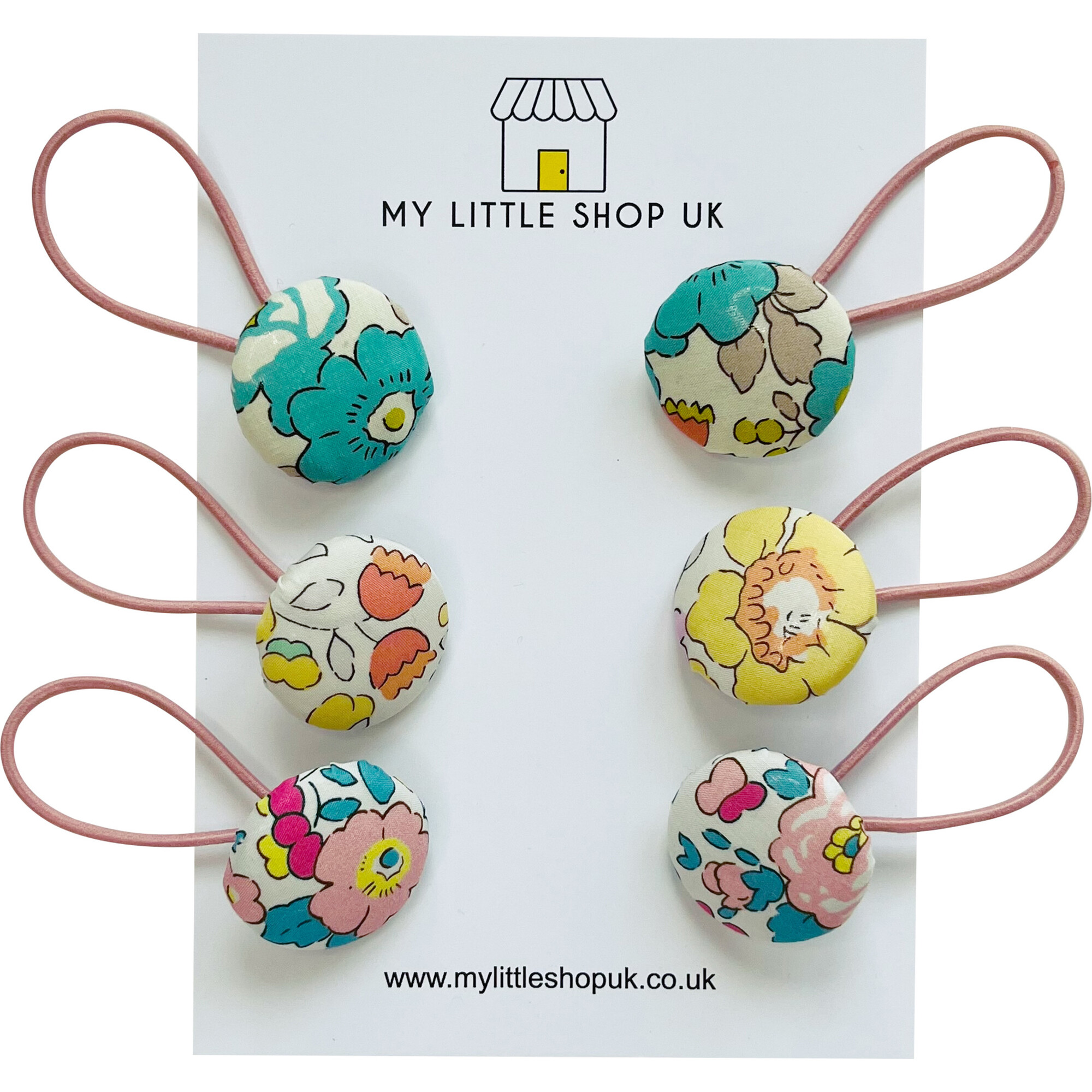 Liberty Of London Hair Tie Set, Betsy Pop - Hair Accessories - 1