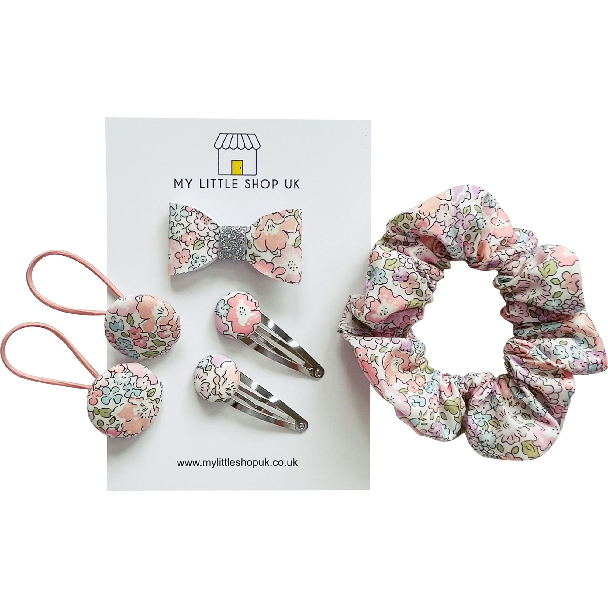 Liberty Of London Hair Bundle, Michelle Pink - Hair Accessories - 1