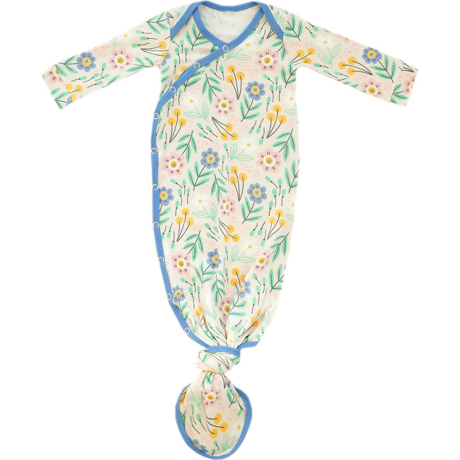 Clara Newborn Knotted Gown - Nightgowns - 1