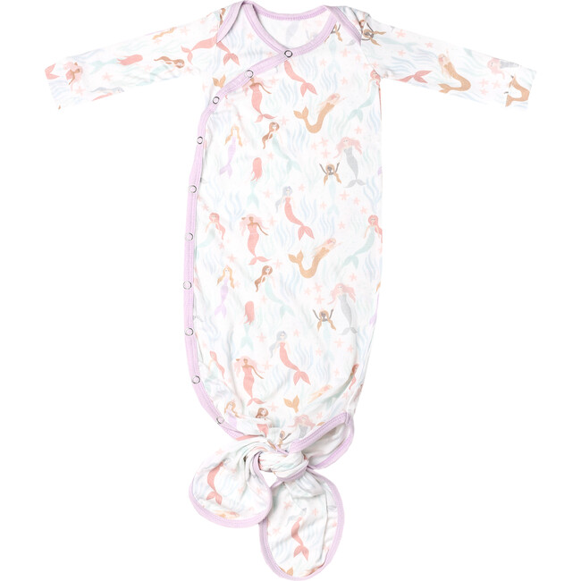 Coral Newborn Knotted Gown