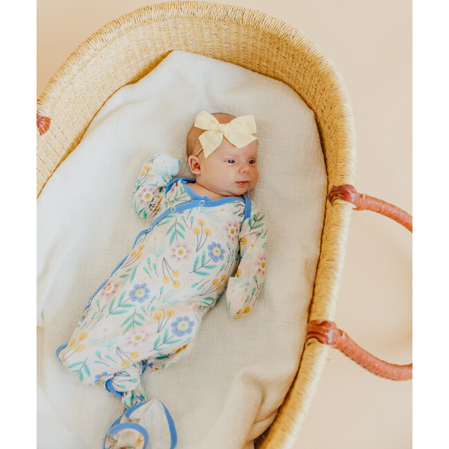 Clara Newborn Knotted Gown - Nightgowns - 4