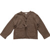 The Waffle Jacket, Brown - Jackets - 1 - thumbnail