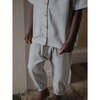 The Flannel Trouser, White - Pants - 6