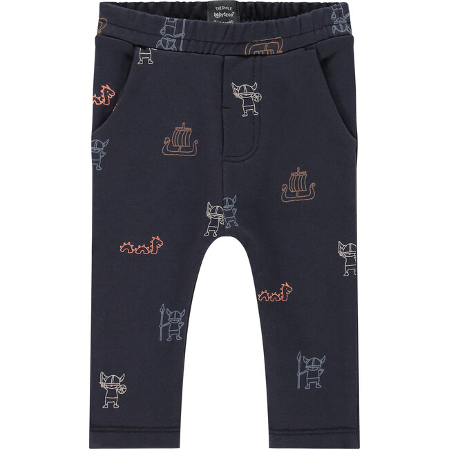 All-Over Vikings Print Legging, Navy And Multicolors