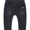 Classic Denim Pants, Navy - Pants - 2