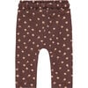 All-Over Flower Graphic Bow Waistband Sweatpants, Brown - Sweatpants - 2