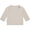 Lemur Graphic Long Sleeve Tee Shirt, Ivory - Tees - 2