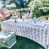 Oversized Printed Tablecloth, Vintage Soft Serve - Tabletop - 2