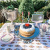 Oversized Printed Tablecloth, Vintage Soft Serve - Tabletop - 5