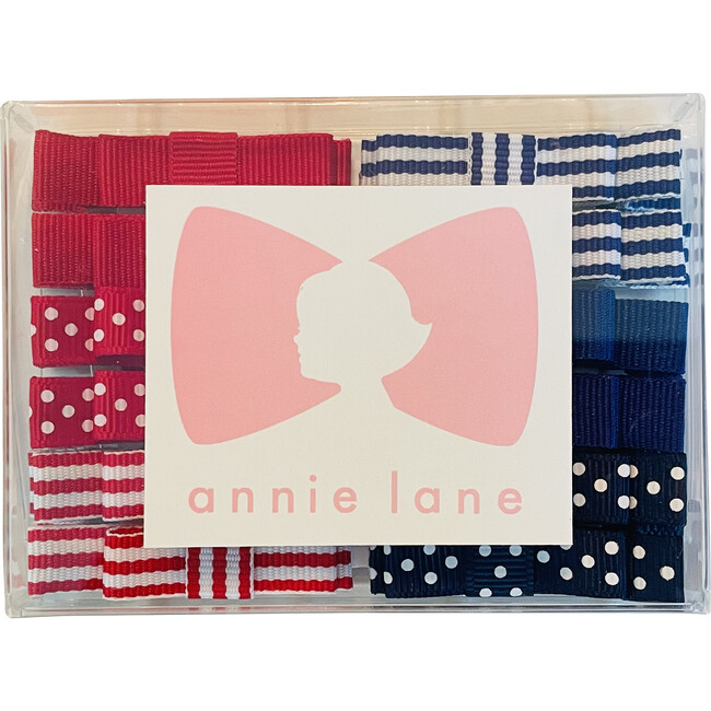 Twelve Bows Box Set, Red, White and Blue Pairs