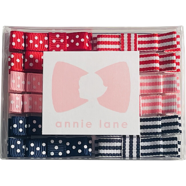 Twelve Bows Box Set, Red, Pink and Blue Pairs