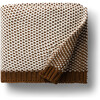 Honeycomb Blanket, Brown - Blankets - 2