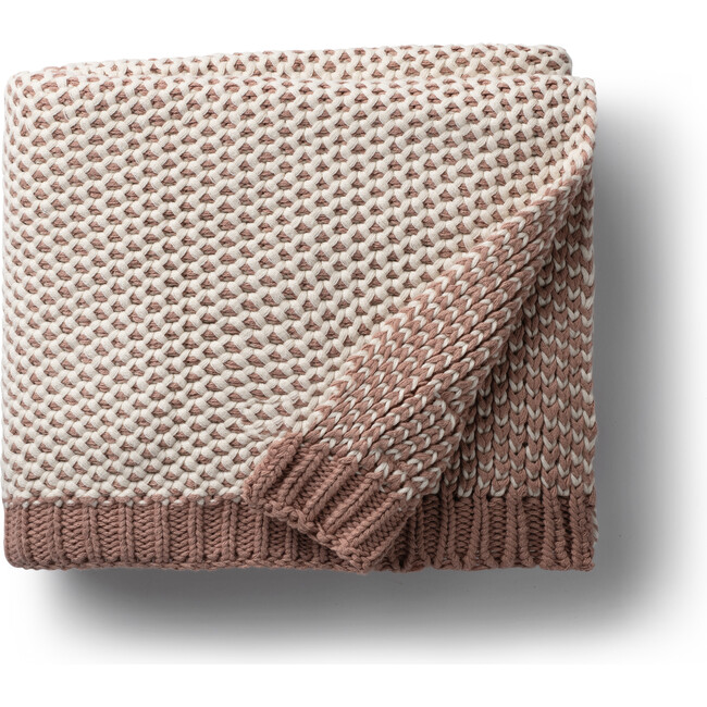 Honeycomb Blanket, Blush Pink - Blankets - 2