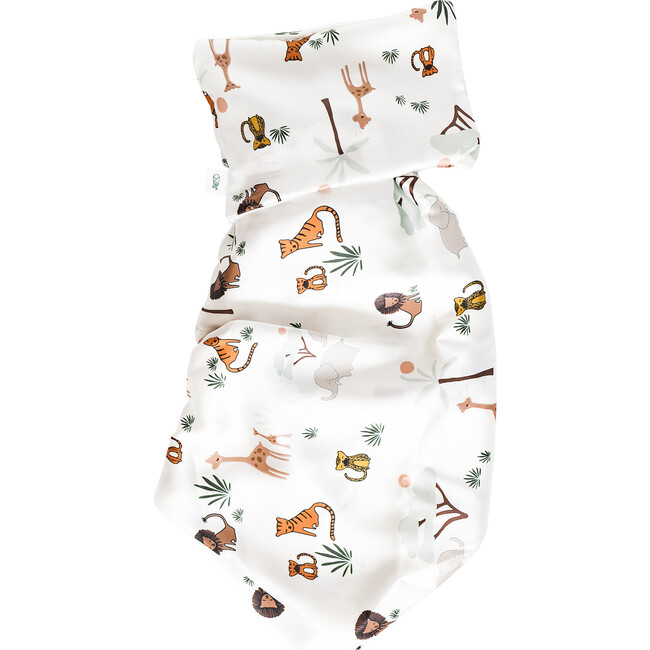 Silk Fitted Crib Sheet, Safari Daze - Crib Sheets - 3