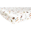 Silk Fitted Crib Sheet, Safari Daze - Crib Sheets - 4