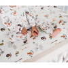Silk Fitted Crib Sheet, Safari Daze - Crib Sheets - 7