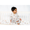 Silk Fitted Crib Sheet, Safari Daze - Crib Sheets - 8