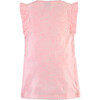 Short Ruffled Cap Sleeve Dress, Neon Pink - Dresses - 2