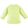 Tiger Print Long Sleeve Sweatshirt, Neon Yellow - Sweatshirts - 2