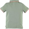 Cactus Print Short Sleeve Polo Shirt, Olive - Polo Shirts - 2