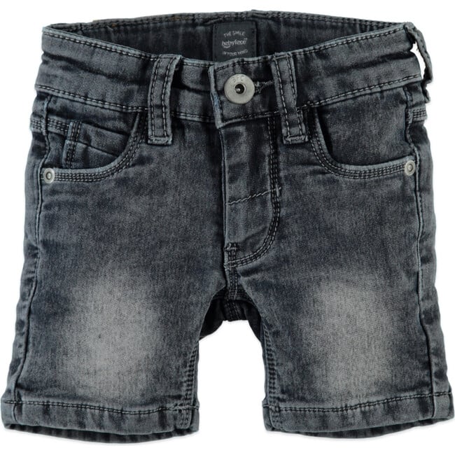 Denim Shorts, Blue Grey