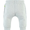 Contrast Stripe Panel Sweatpants, Light Grey - Sweatpants - 2