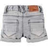 Denim Shorts, Faded Blue - Shorts - 2 - thumbnail